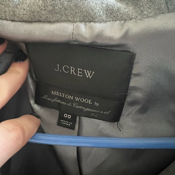 Jcrew Will Melton Toggle Coat size 00 - Picture 4 of 4